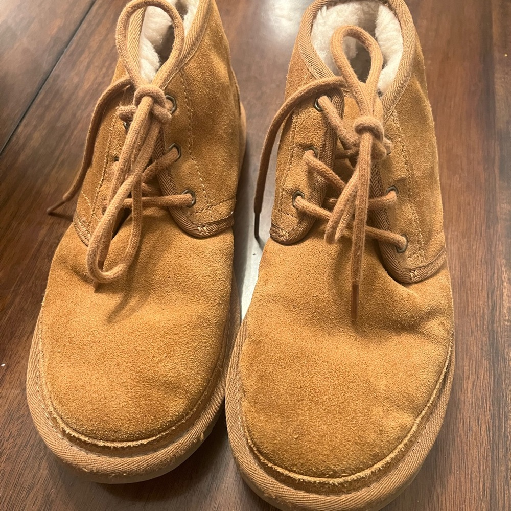 UGG Chestnut Suede Women's Lace-Up Boots